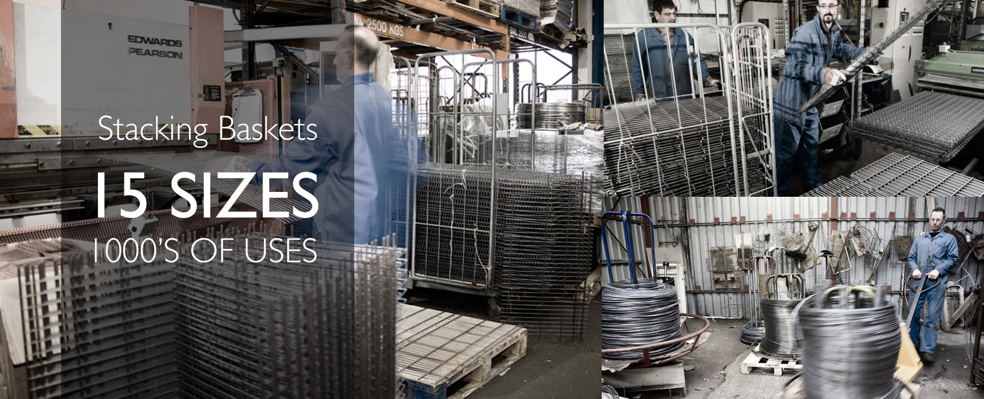 manufacture wire stacking baskets